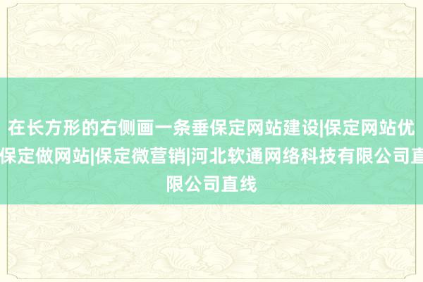 在长方形的右侧画一条垂保定网站建设|保定网站优化|保定做网站|保定微营销|河北软通网络科技有限公司直线